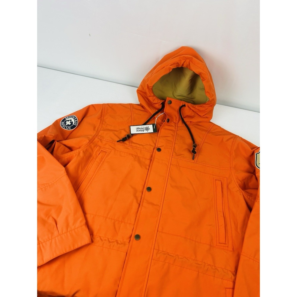 Alpine Design Coat Rocky Mountain Search  Rescue Team Orange Men's XL New